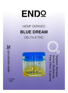 1.5 gram Delta-8 THC Hemp Extract Wax Blue Dream
